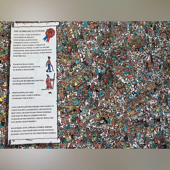 The Great Waldo Search - Yellow Hardcover Book 
c.1989 by Martin Handford - Picture 4 of 10